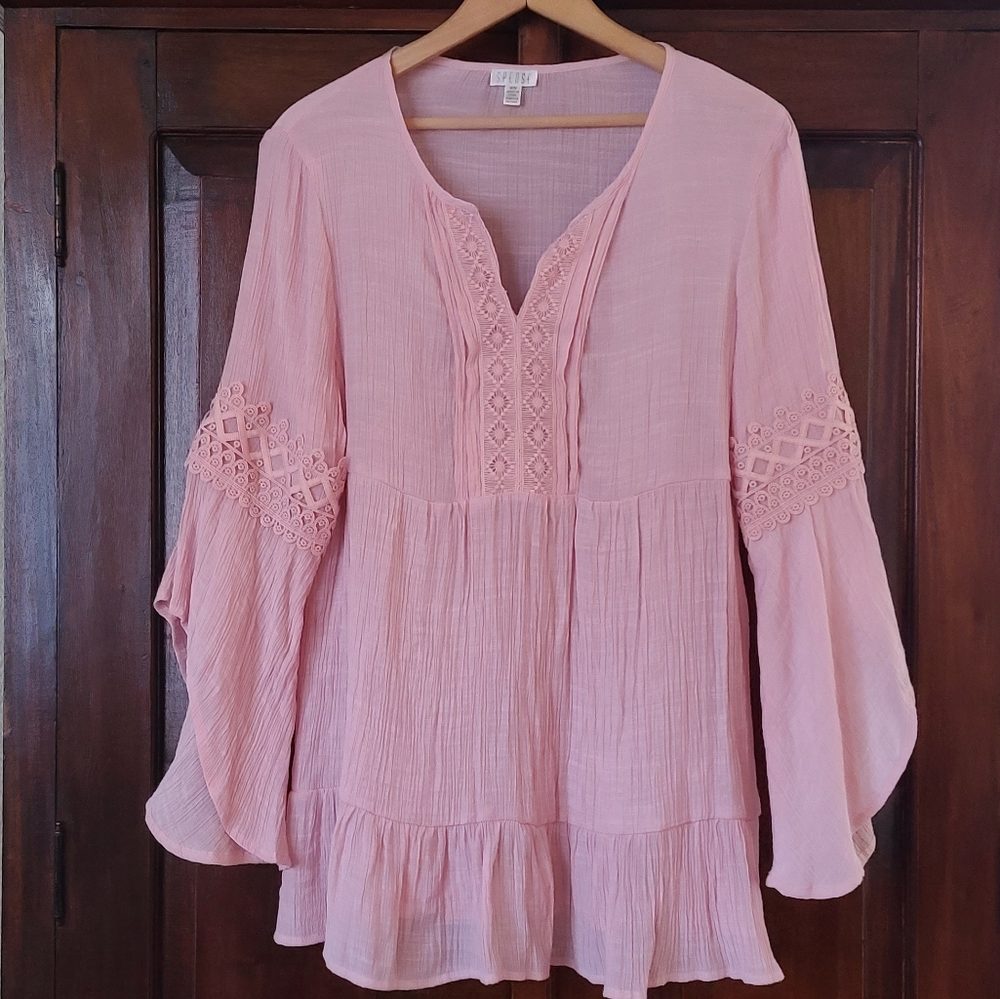 Spense Boho Pink Tunic